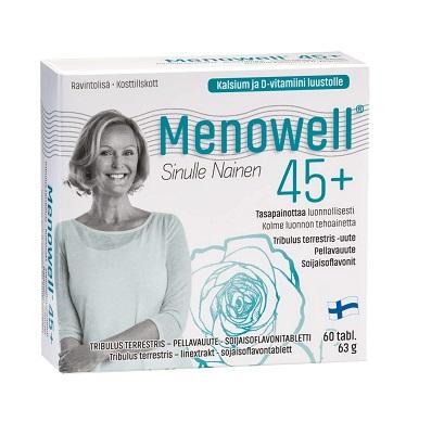 Витамины для женщин Menowell 45+ 60 таблеток 63 г