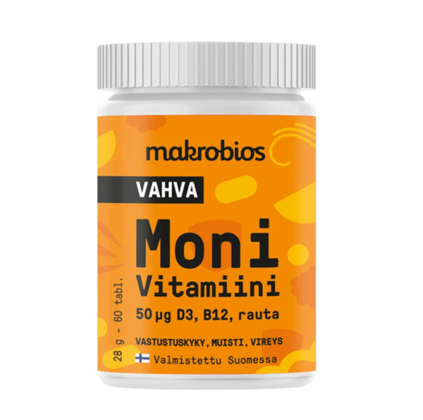 Мультивитамины Makrobios Moni Vahva 28г 60 таб