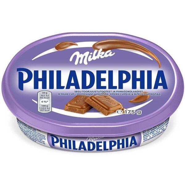 Шоколадный сыр Philadelphia Milka Филадельфия Милка 175 г