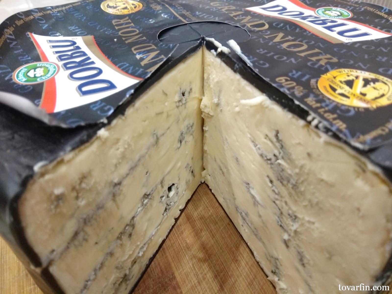 Сыр Dorblu Дор Блю Нуар Grand Noir с голубой плесенью 60%