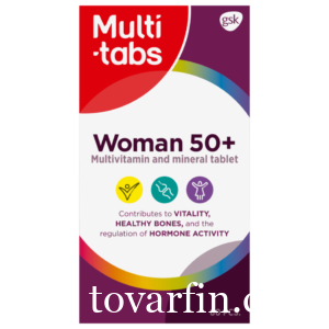 Витаминно-минеральный комплекс Multitabs для женщин 50+ 60 шт