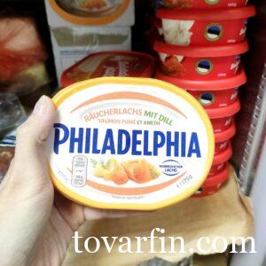 Мягкий сыр Philadelphia Филадельфия Копченый Лосось 175 г