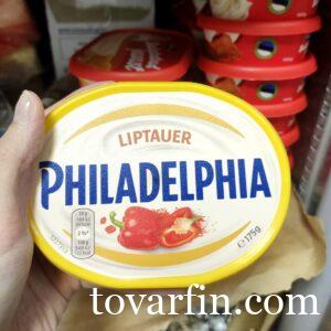 Мягкий сыр Philadelphia Филадельфия Сладкий перец 175 г